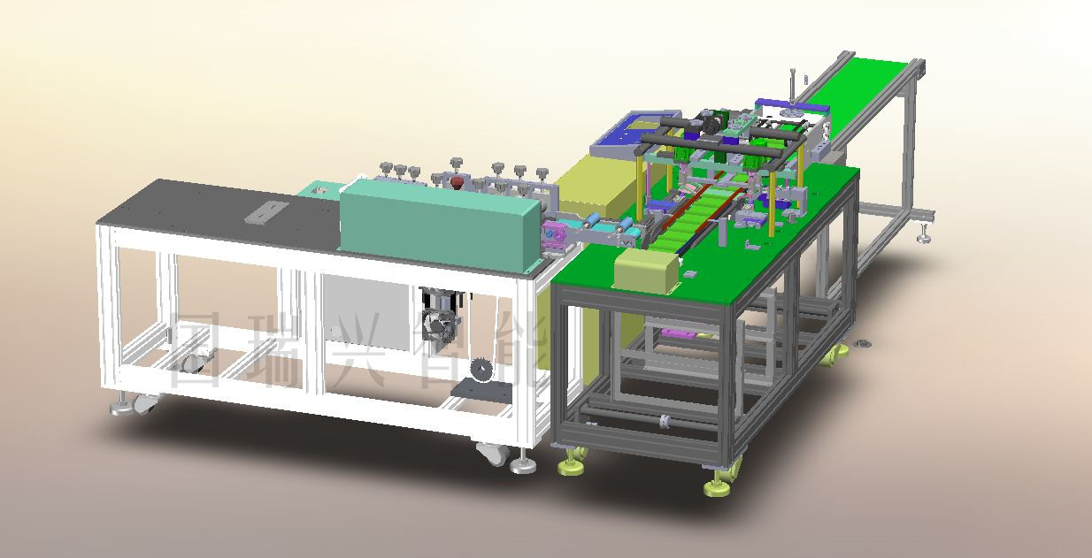 新型平面打片一體口罩機